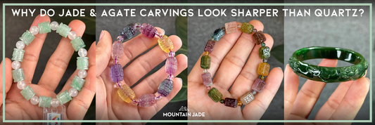 💎 Why Do Carved Pieces from Jade & Agate Look Sharper Than Quartz?
