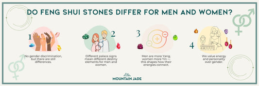๐ Do Feng Shui Stones Differ for Men and Women?