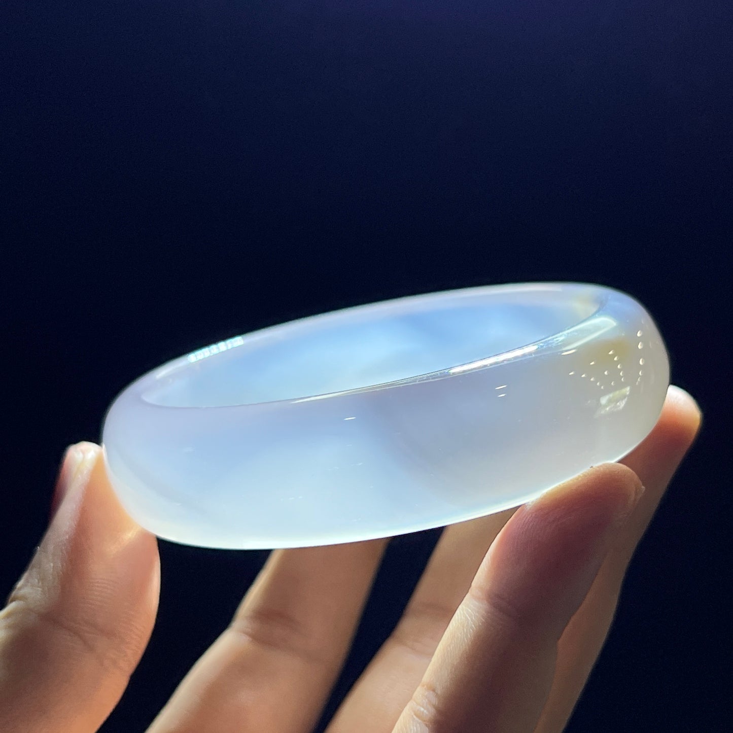 Bracelet Agate Style Feuille Taille 59 mm