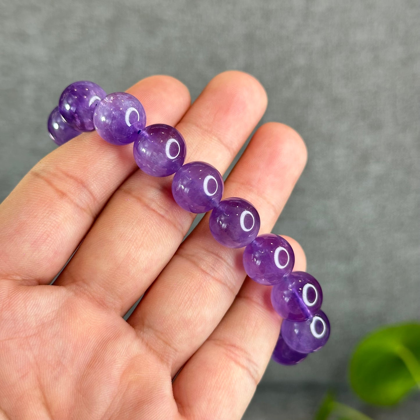Natural Amethyst VIP Bracelet Size 12.3 mm
