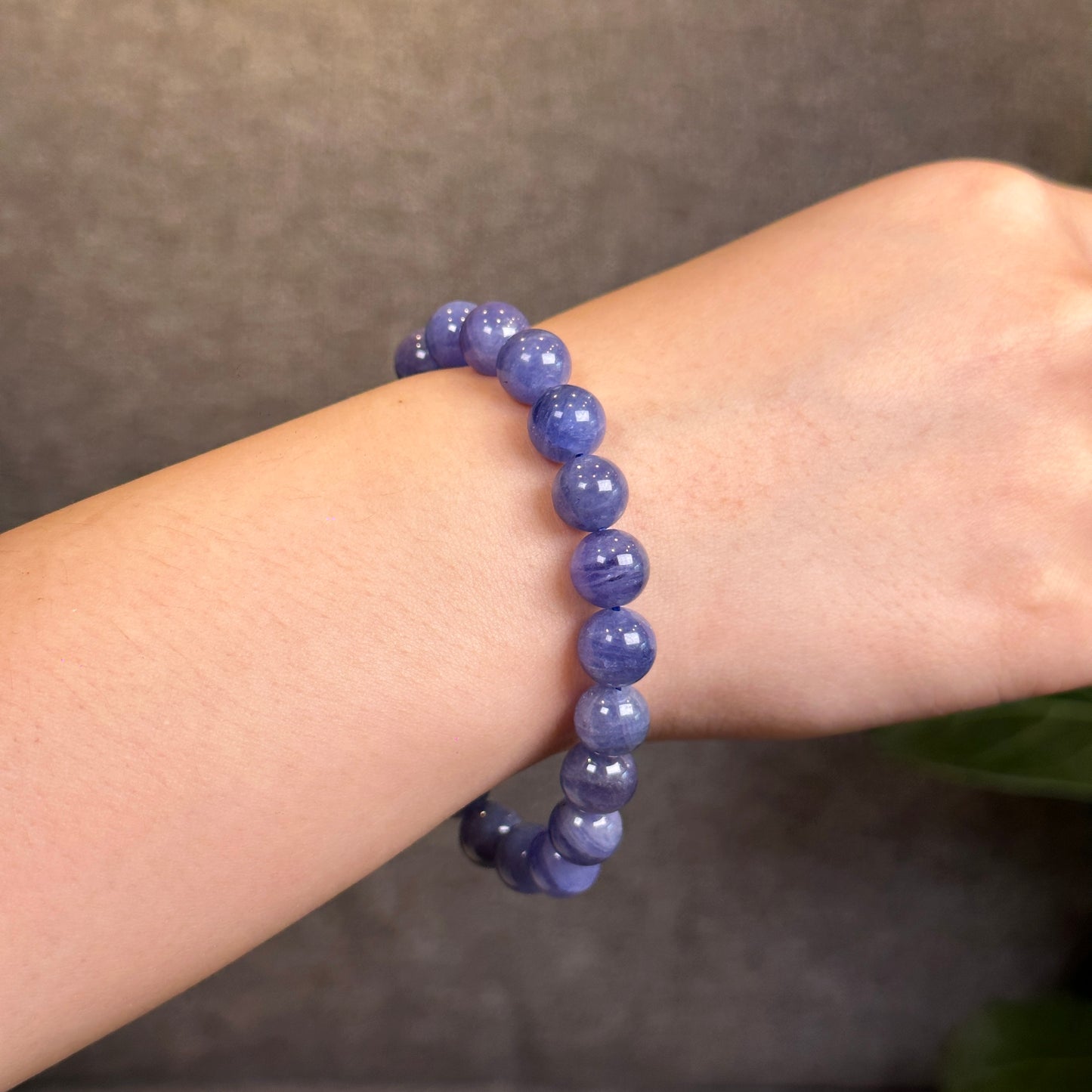 Natural Tanzanite Bracelet Size 9.2 mm