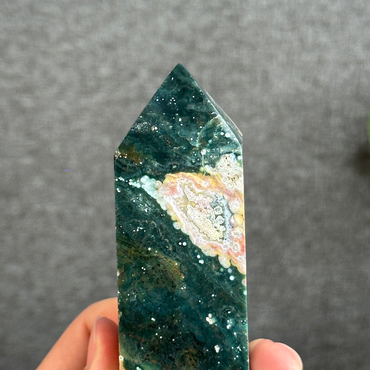 Natural Ocean Jasper Tower