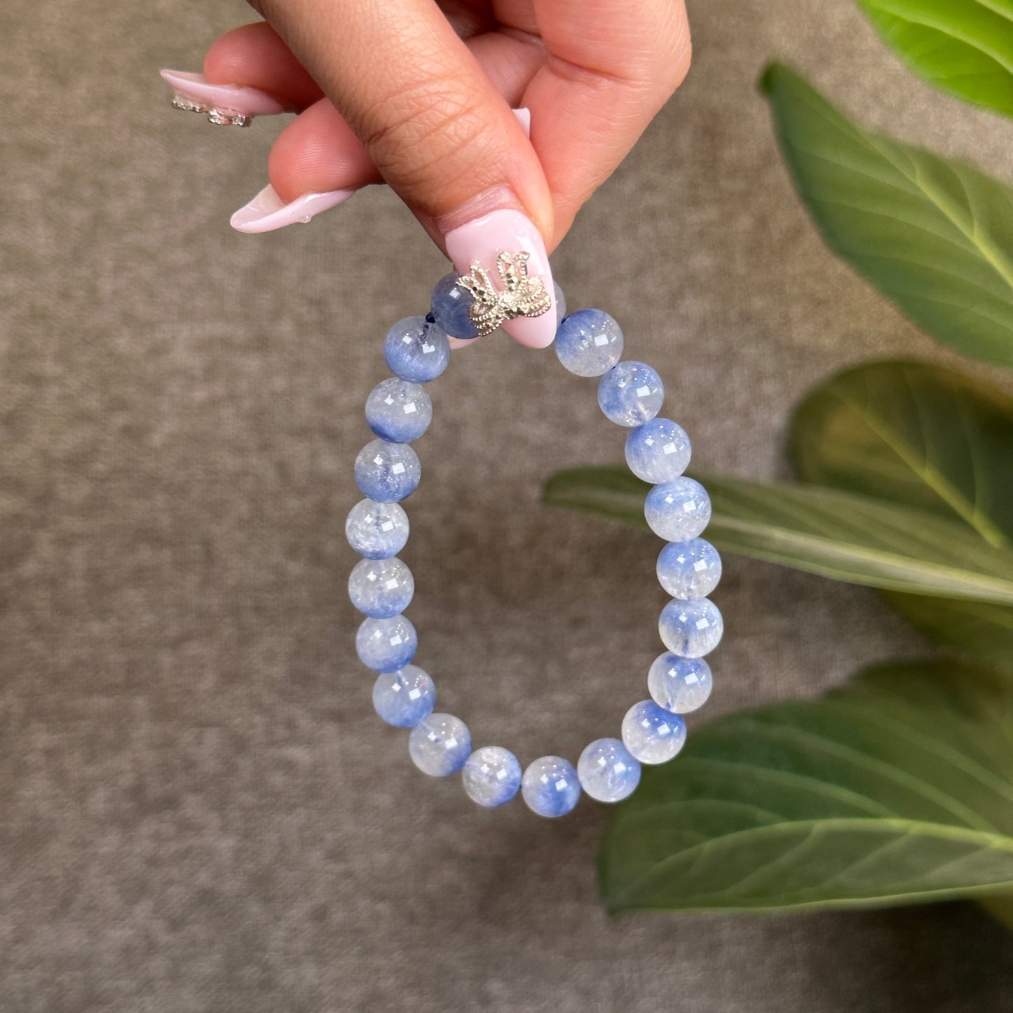 Natural Dumortierite Bracelet Size 9 mm