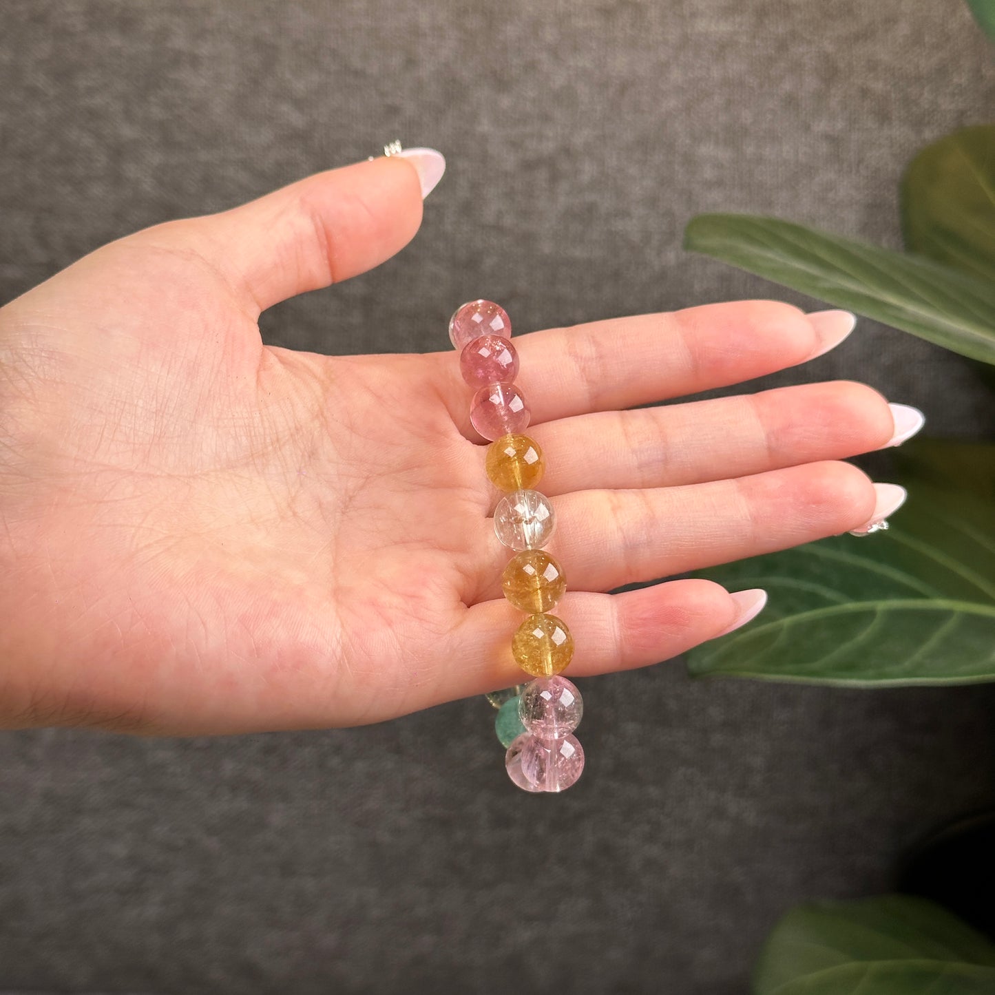 Macaron Tourmaline Bracelet Size 9.8 mm with Gem Review Certificate