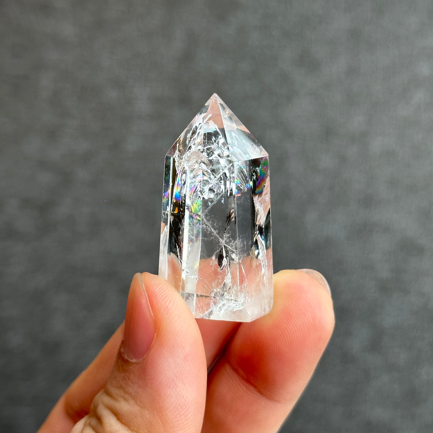 Natural Clear Quartz Tower