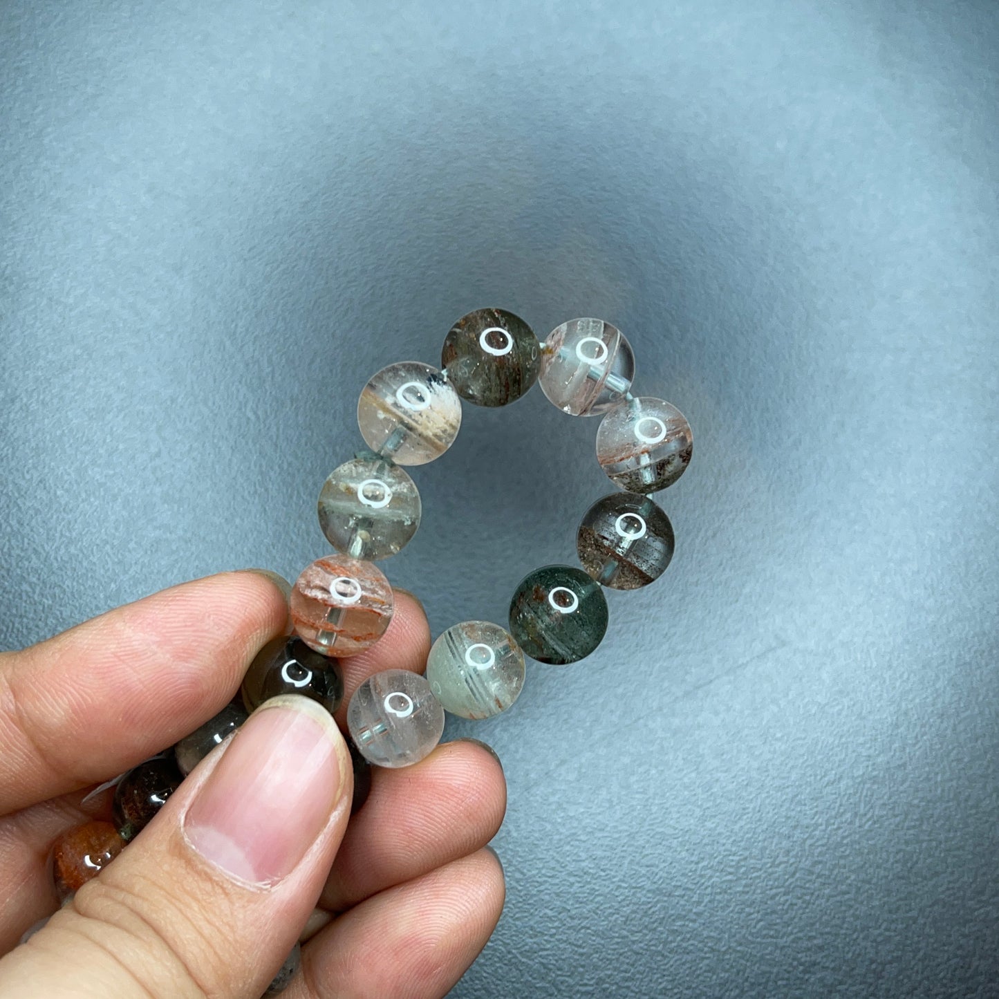 Natural Landscape Quartz Bracelet Size 10 mm