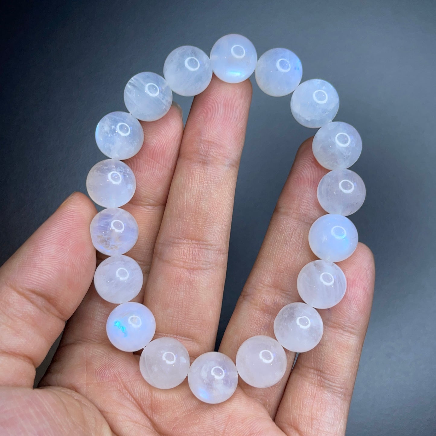 Bracelet Pierre de Lune Taille 11 mm