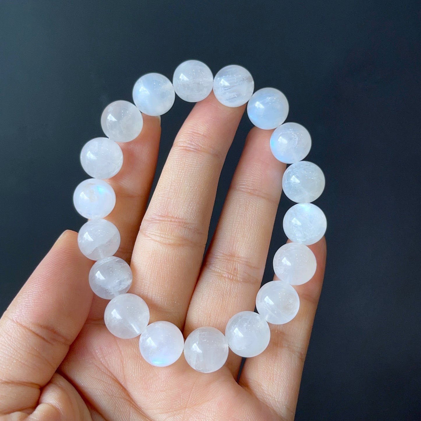 Bracelet Pierre de Lune Taille 11 mm