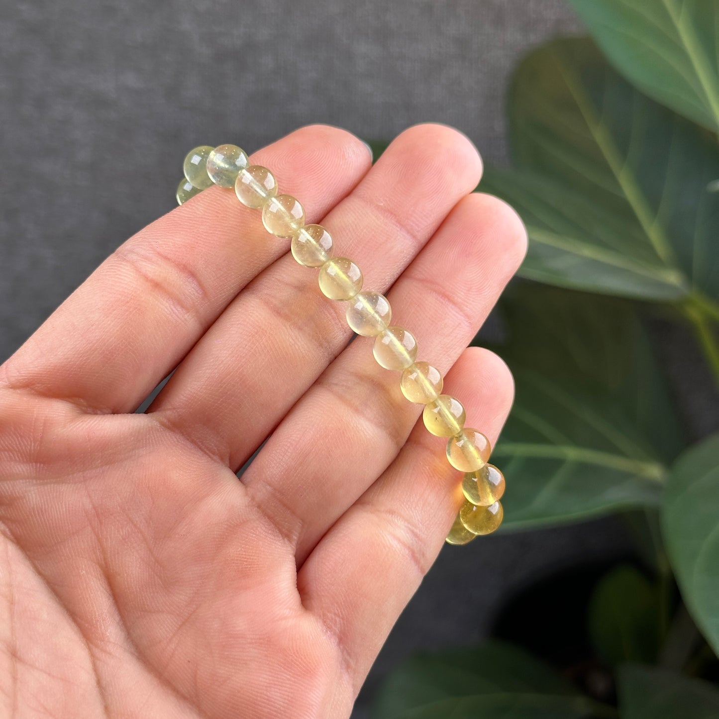 Natural Heliodor Bracelet Size 7 mm