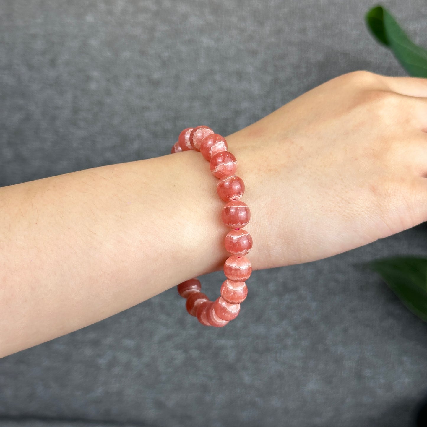 Bracelet Rhodochrosite Taille 9,5 mm