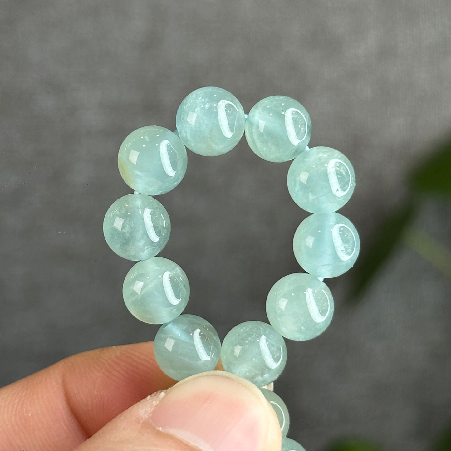 Seafoam Natural Aquamarine Strand Size 8mm From Brazil