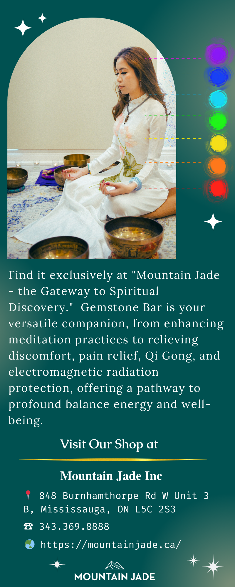 Barre de pierres précieuses serpentine