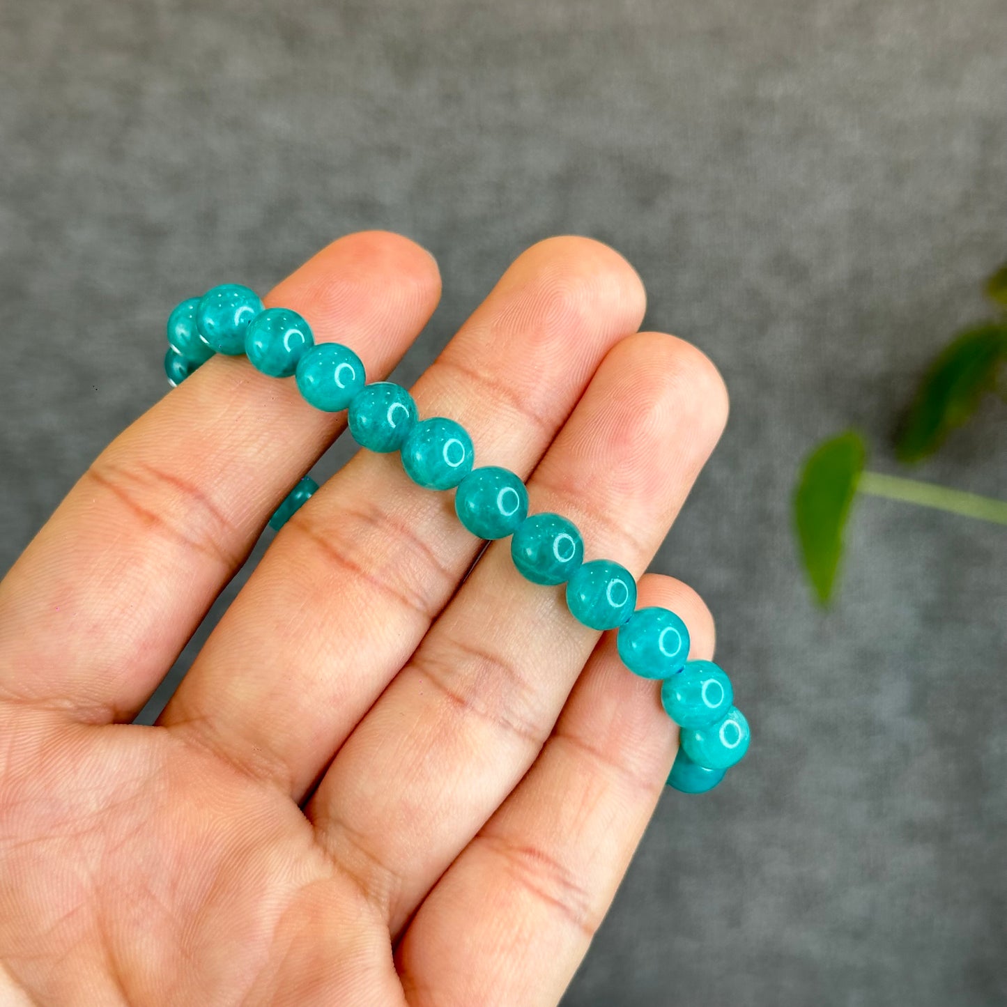 Natural Amazonite Bracelet 7.5 mm