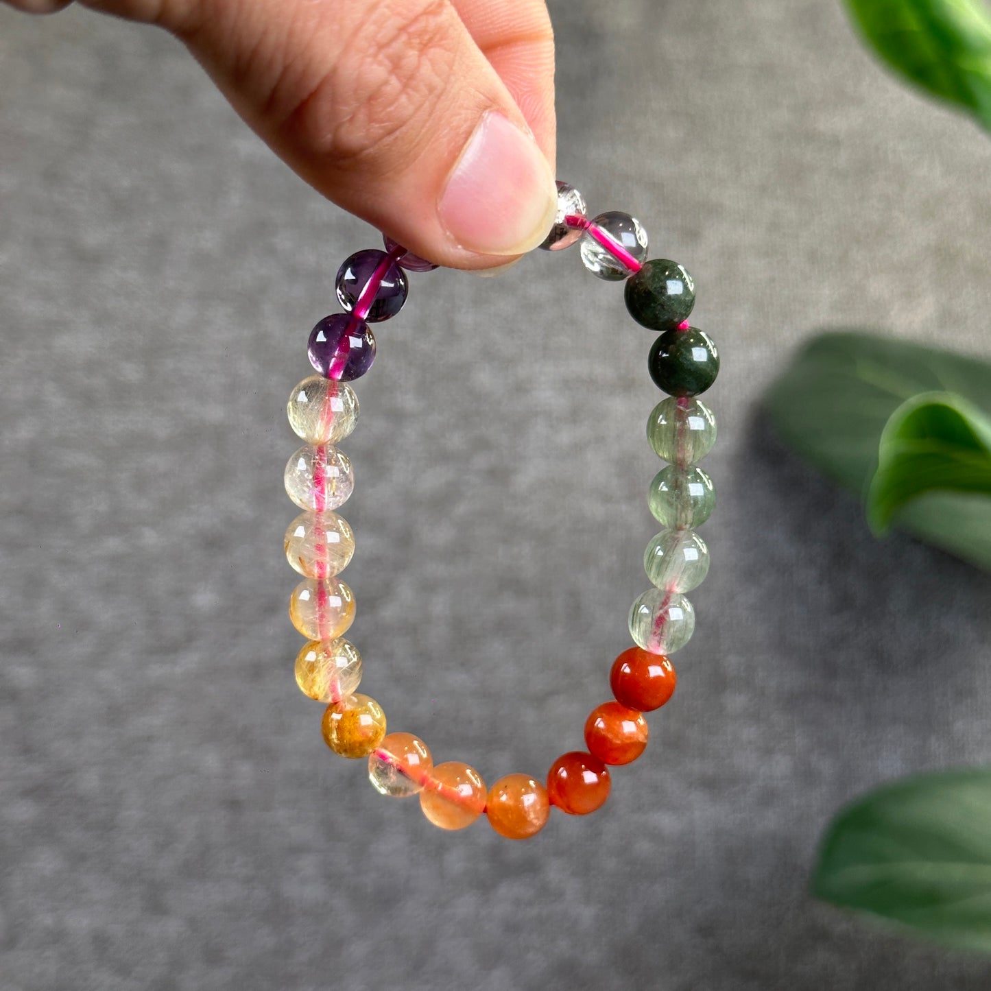 Rainbow Quartz Bracelet Size 7-8 mm