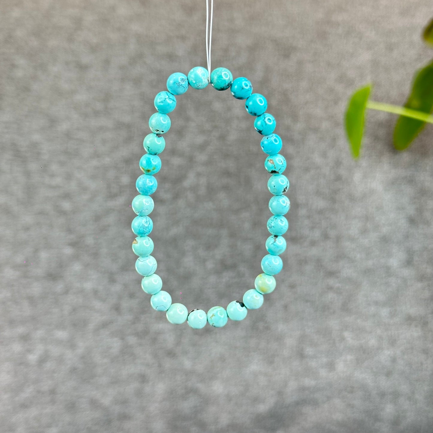 Bracelet Turquoise Naturel Taille 6,3 mm