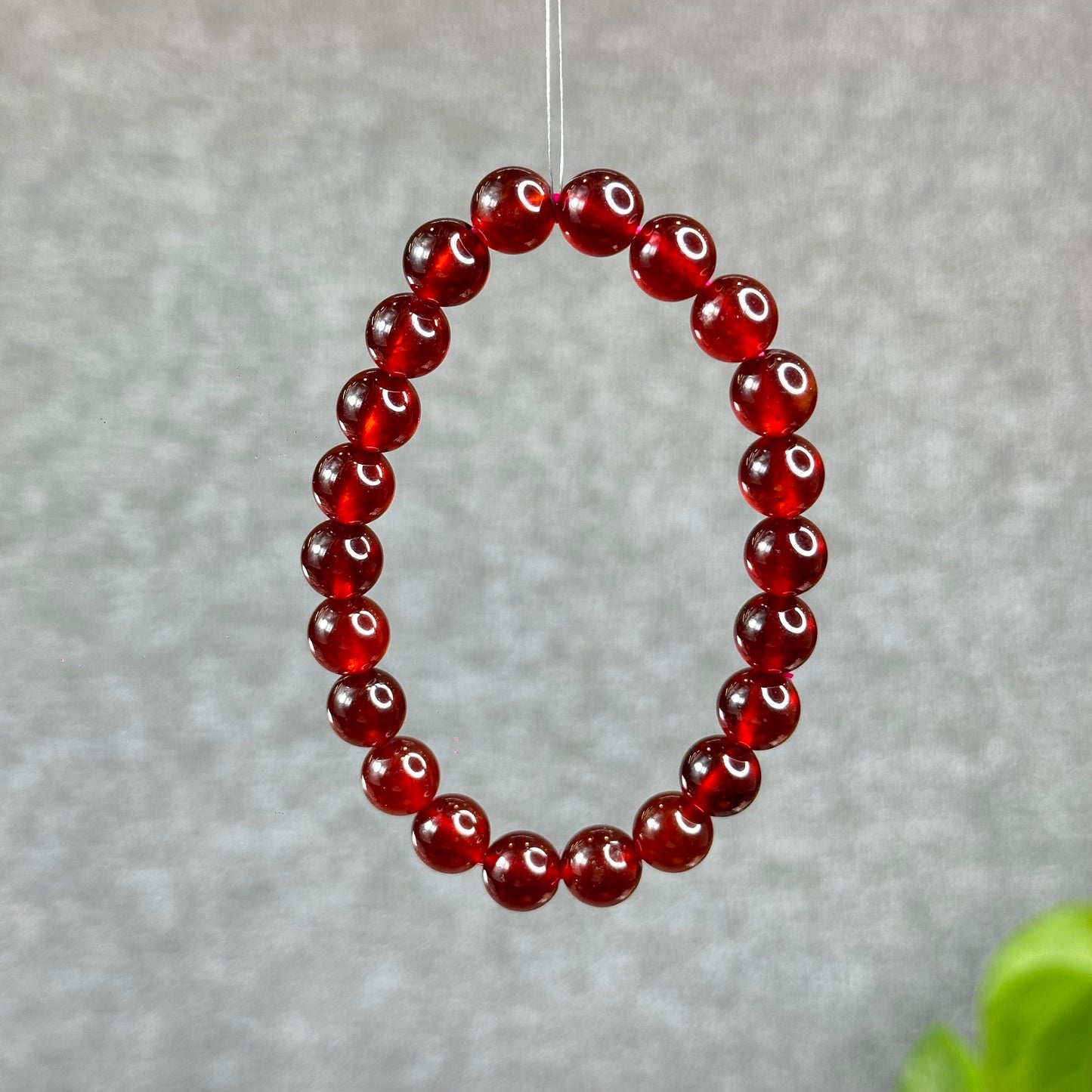 Natural Garnet VIP Bracelet size 8.5 mm