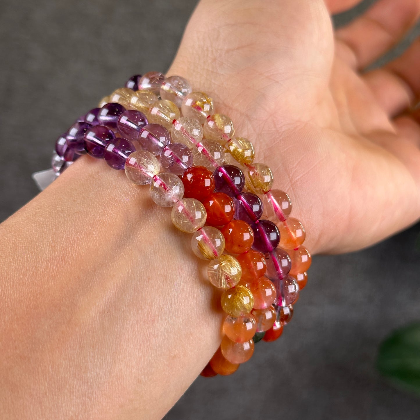 Rainbow Quartz Bracelet Size 7-8 mm
