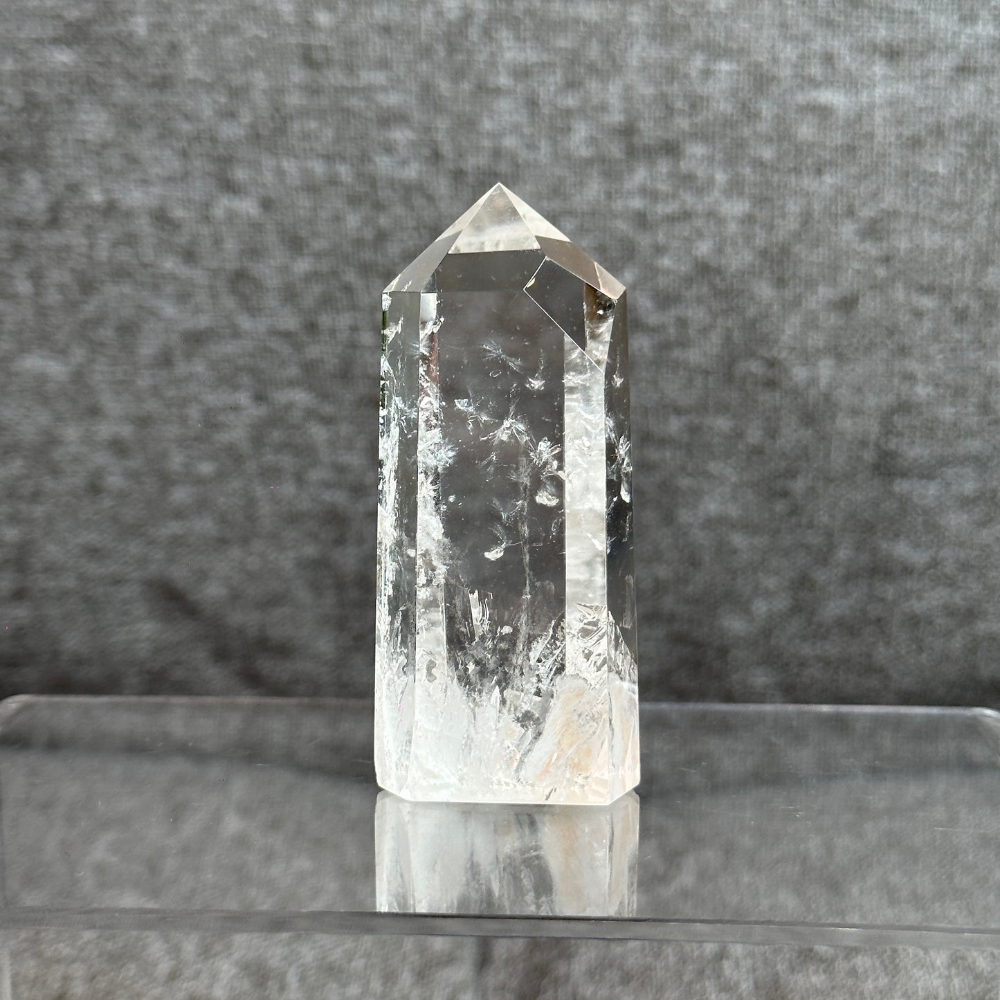 Natural Clear Quartz Tower
