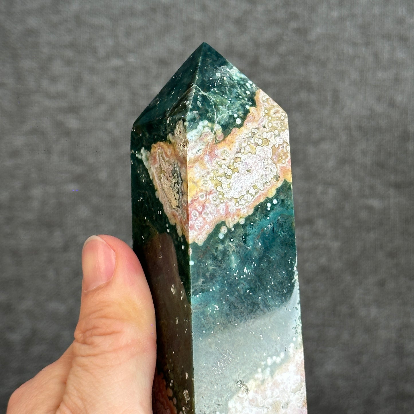 Natural Ocean Jasper Tower