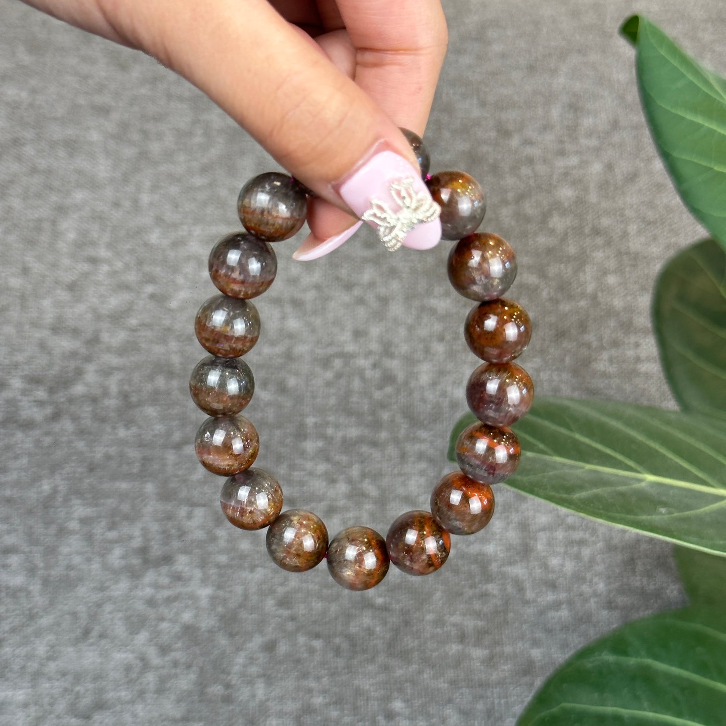 Natural Auralite Bracelet Size 12.4 mm