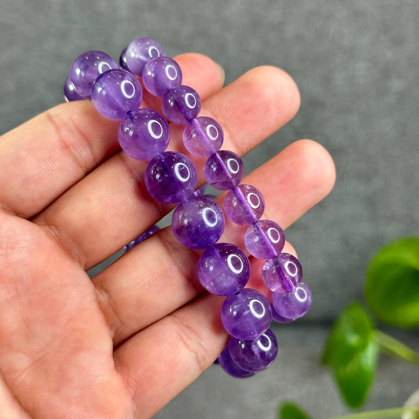 Natural Amethyst VIP Bracelet Size 12.3 mm