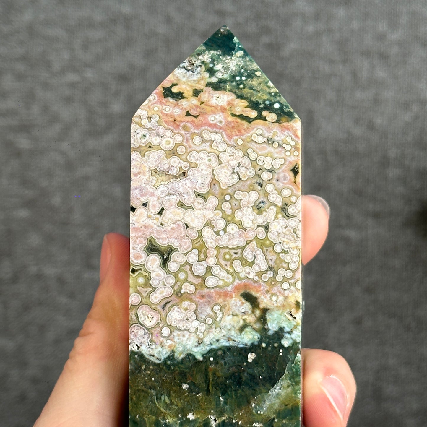 Natural Ocean Jasper Tower