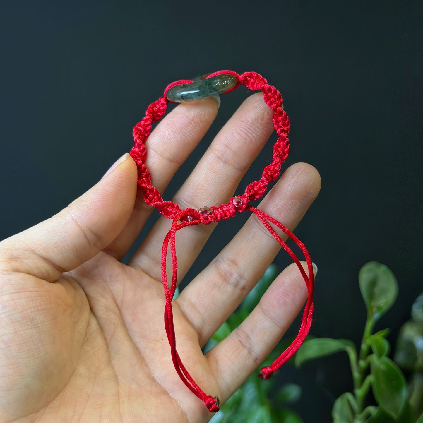 Dong Dieu Moss Agate Braided Bracelet