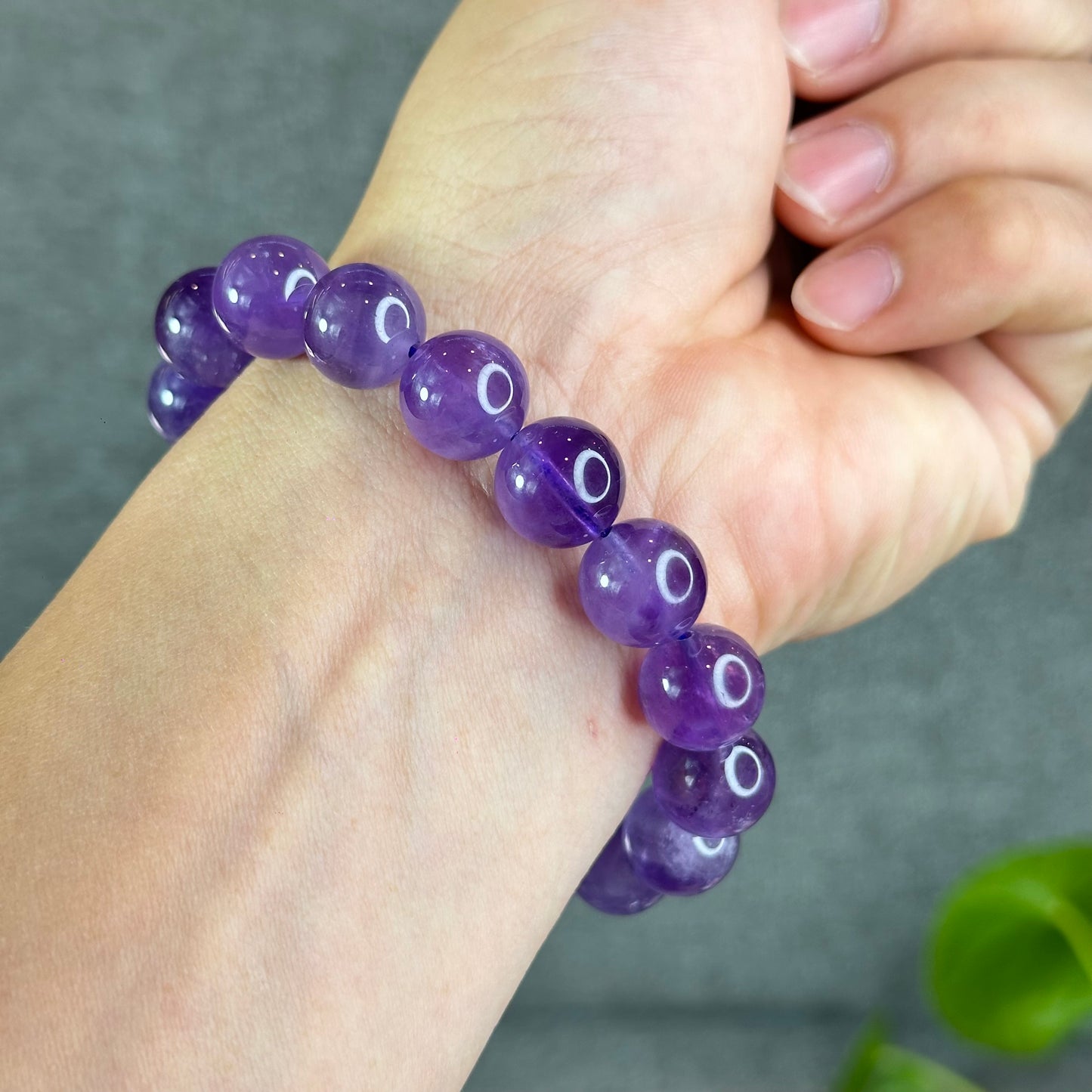 Natural Amethyst VIP Bracelet Size 12.3 mm