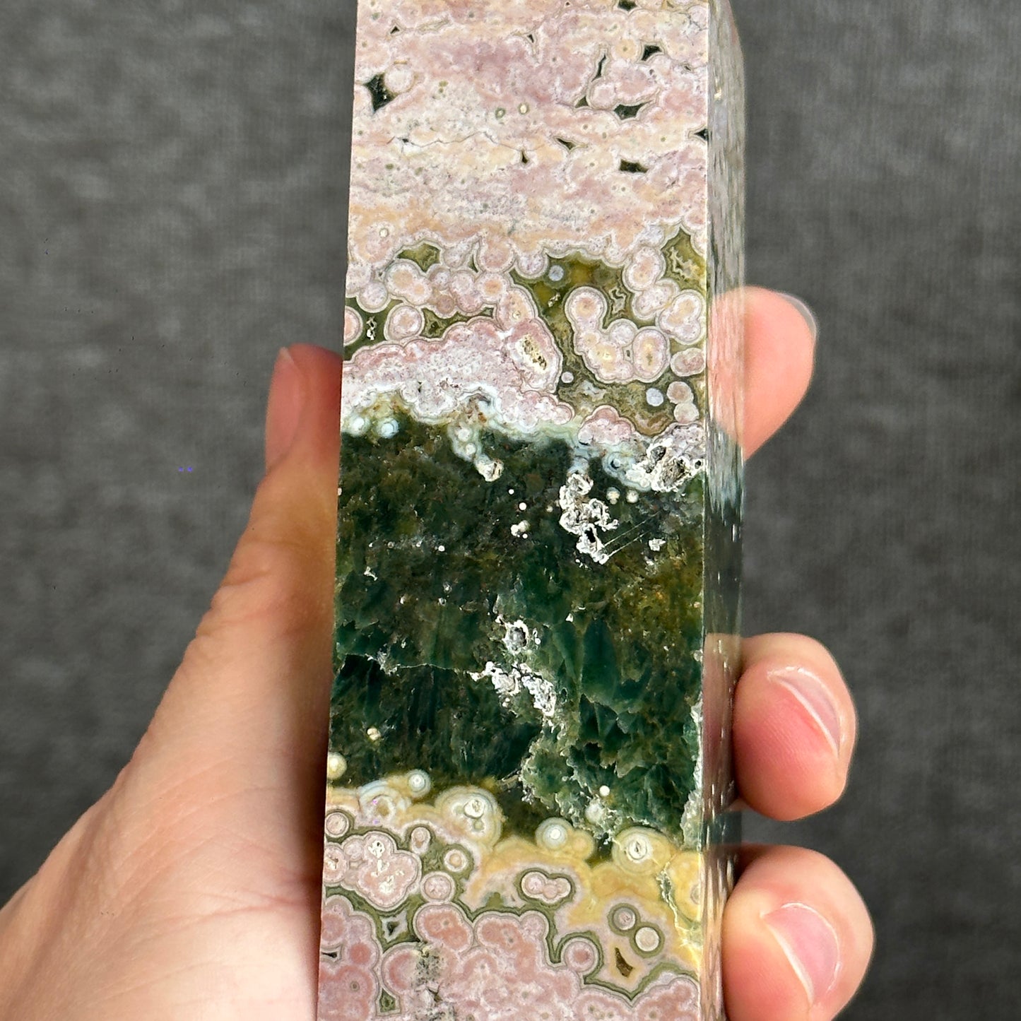 Natural Ocean Jasper Tower