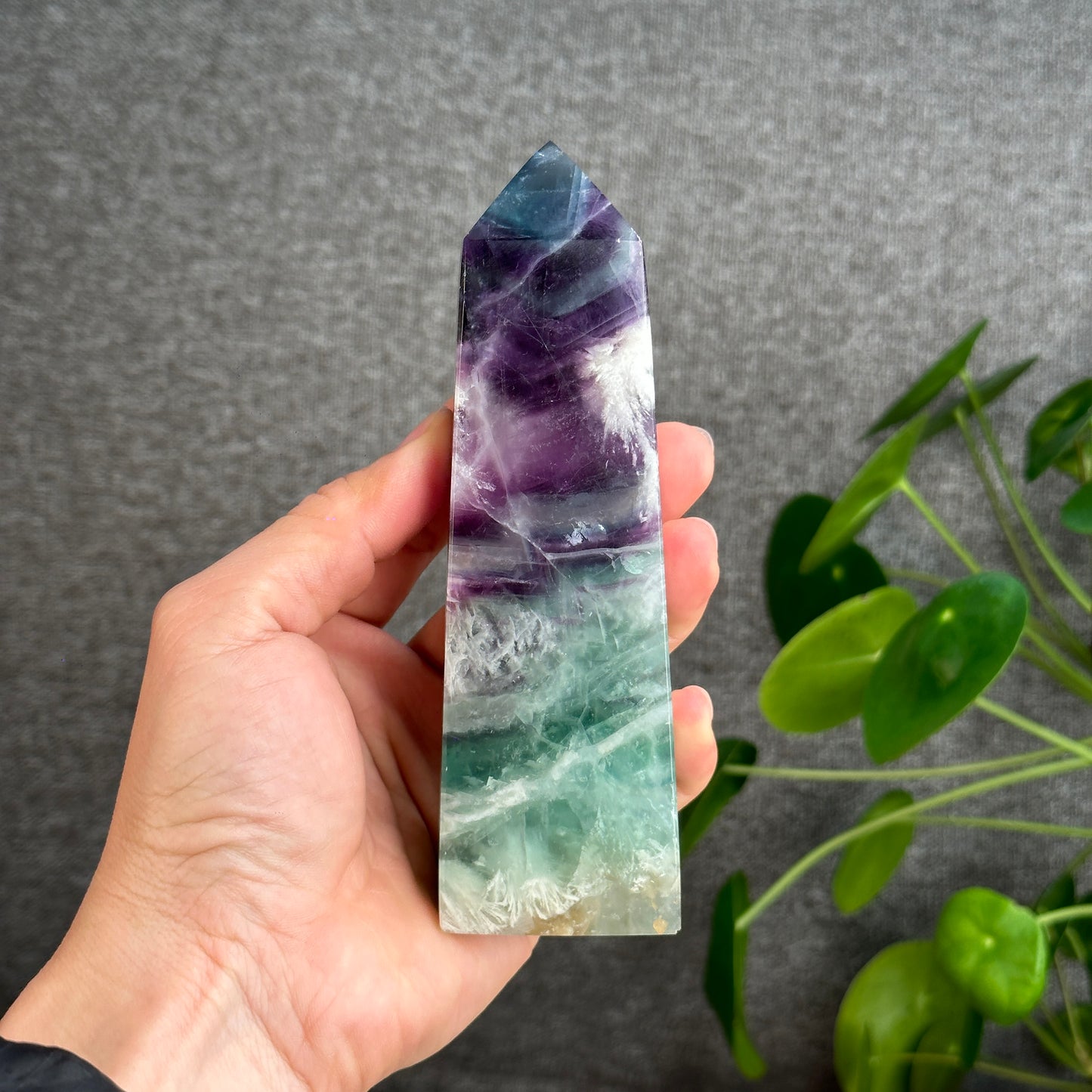 Natural Fluorite Tower