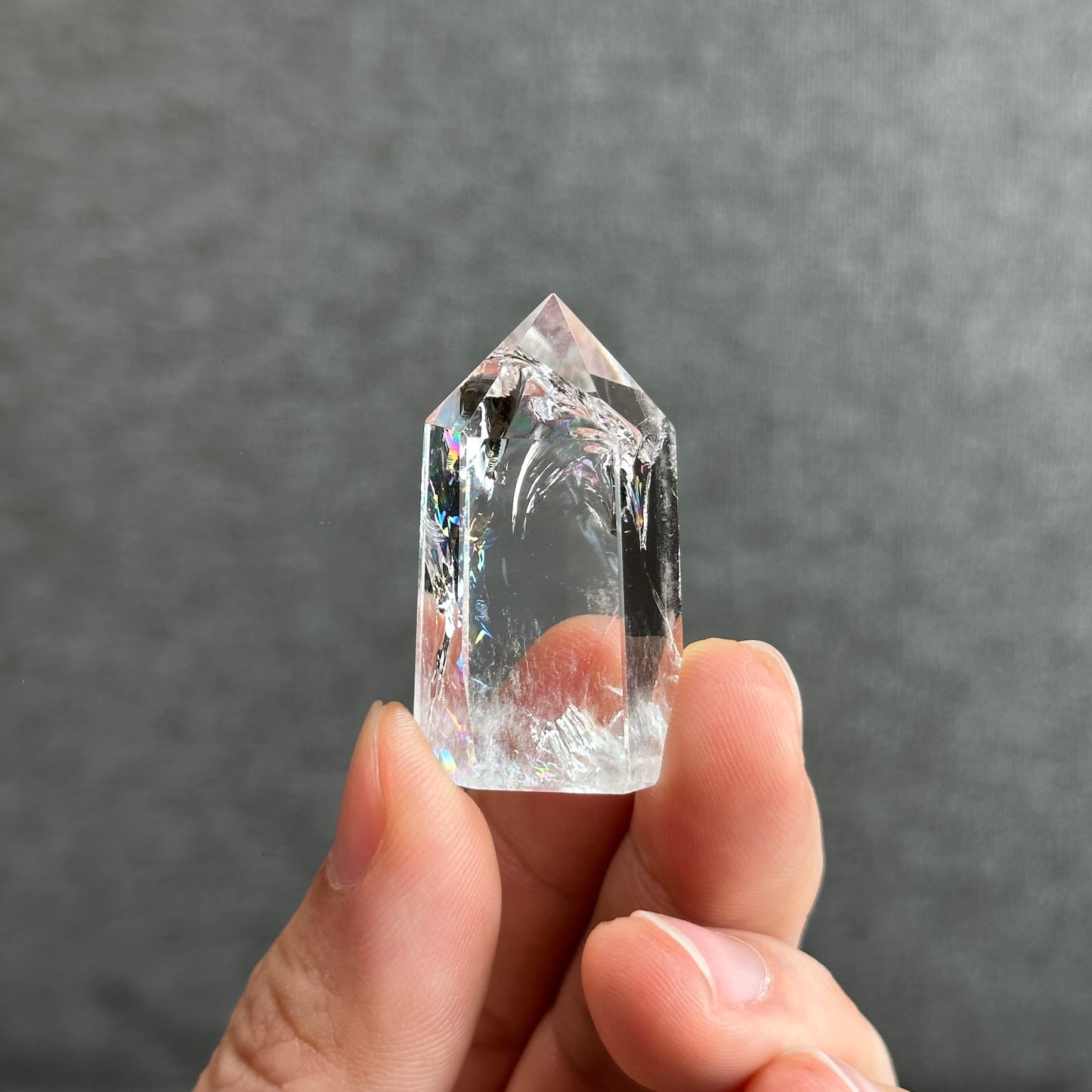 Natural Clear Quartz Tower