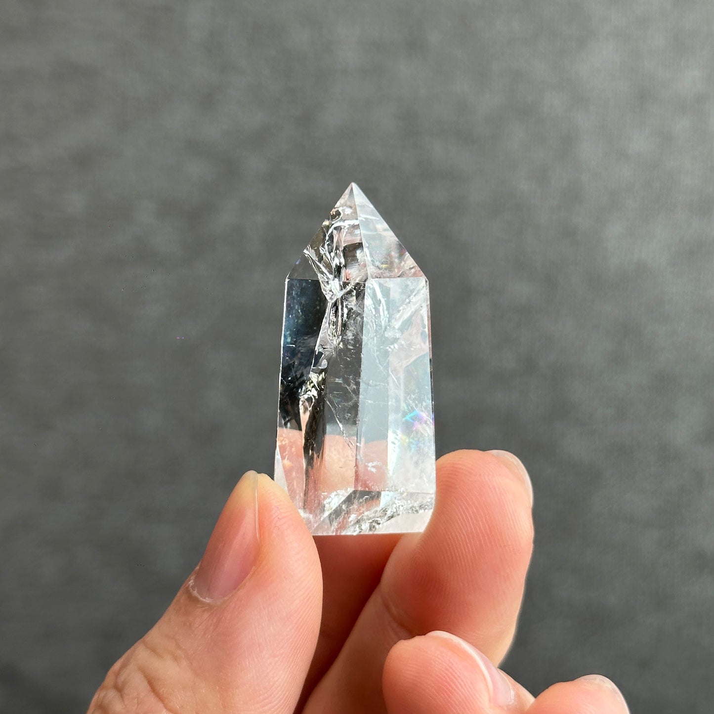 Natural Clear Quartz Tower