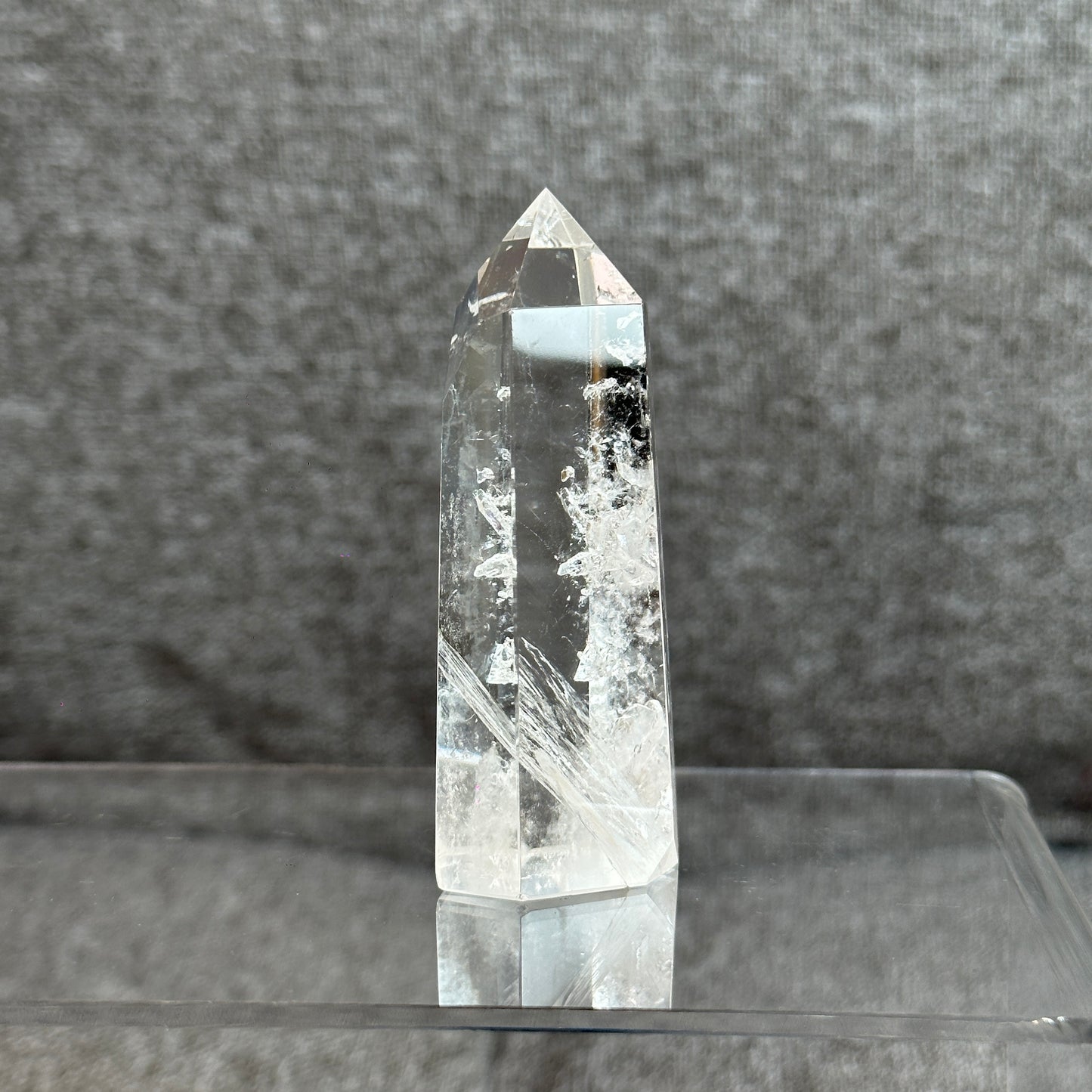 Natural Clear Quartz Tower