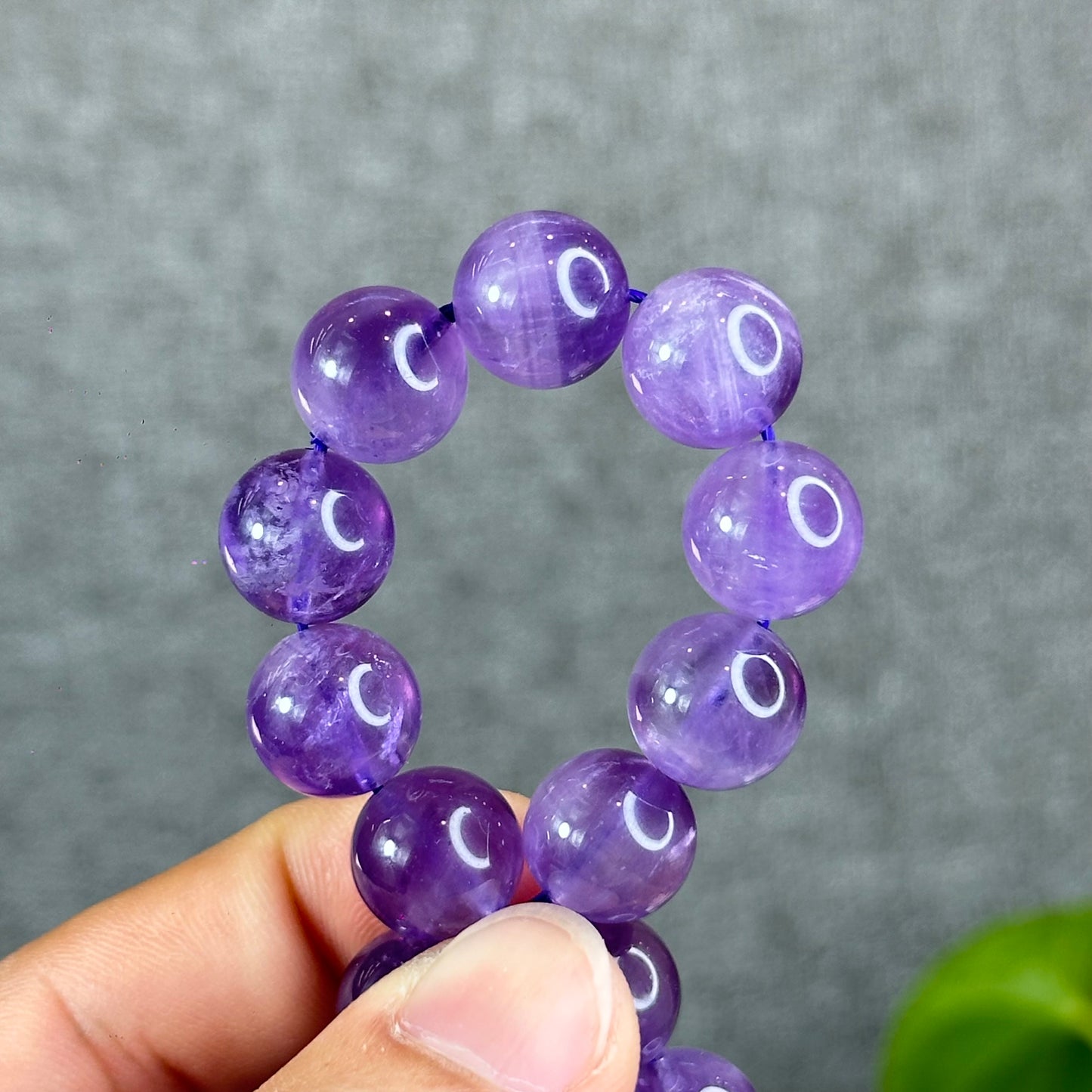 Natural Amethyst VIP Bracelet Size 12.3 mm
