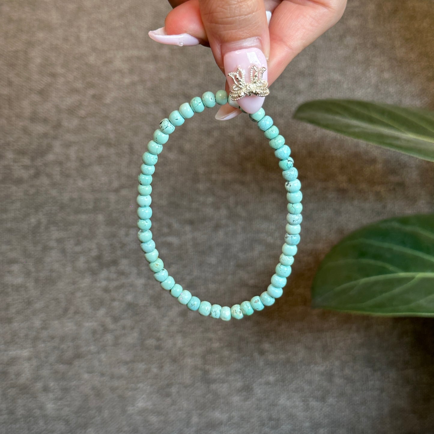 Natural Turquoise Bracelet Size 4.5 mm