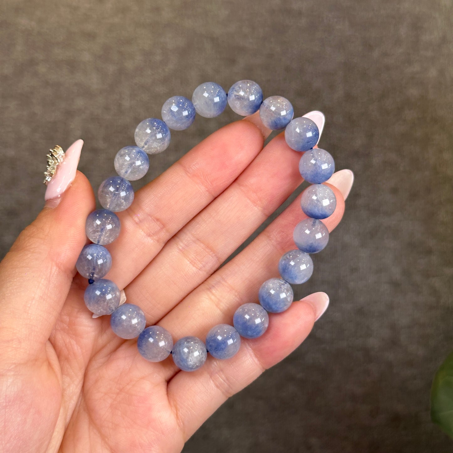 Natural Dumortierite Bracelet Size 9 mm
