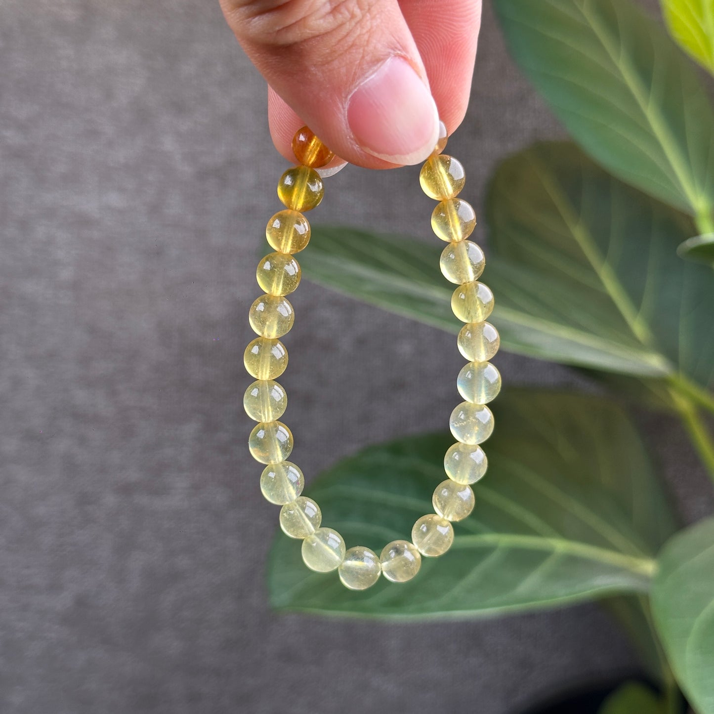 Natural Heliodor Bracelet Size 7 mm