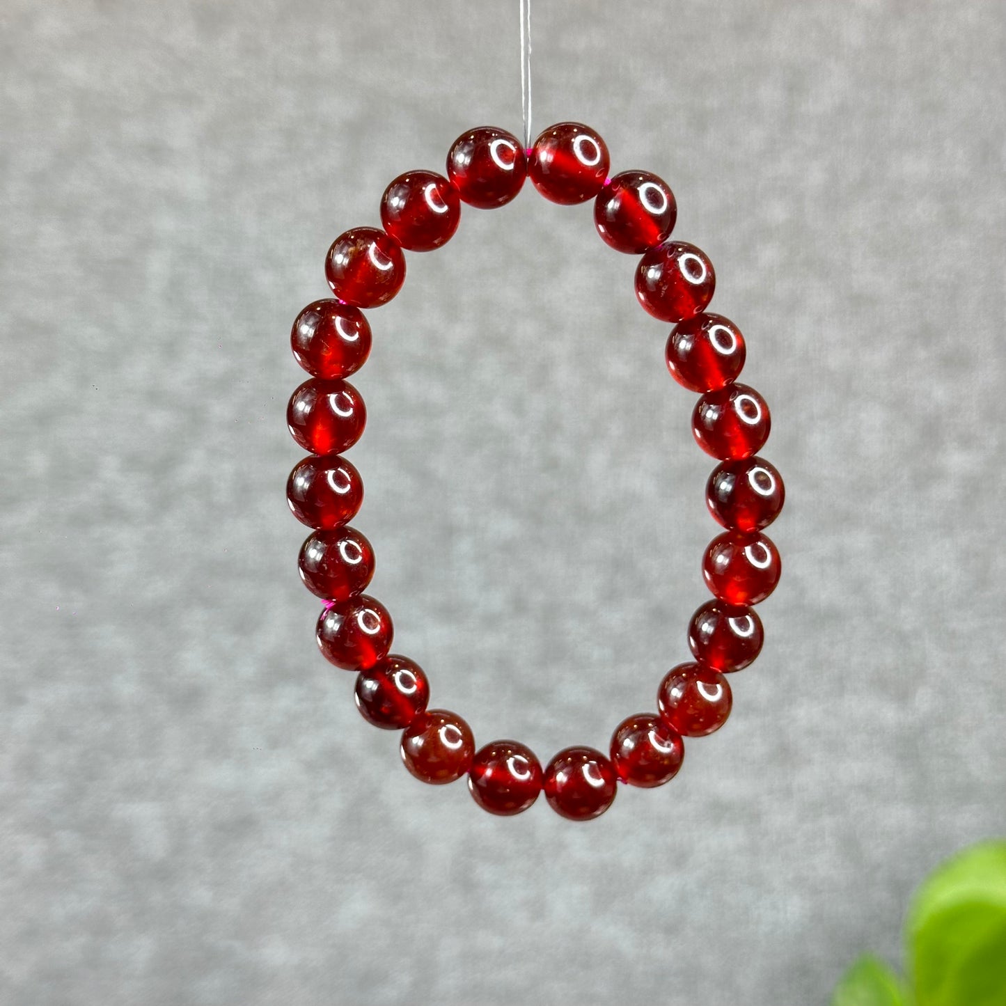 Natural Garnet VIP Bracelet size 8.5 mm