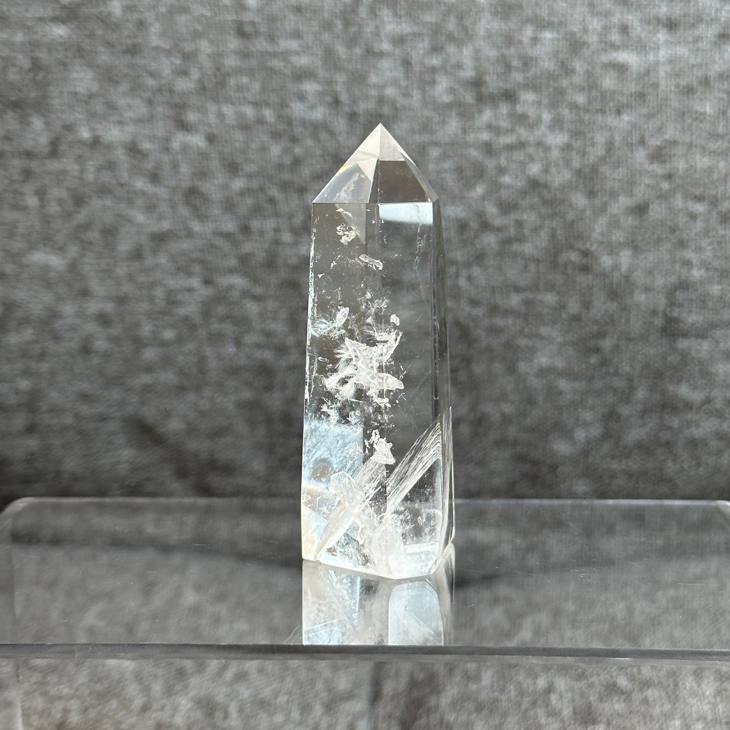 Natural Clear Quartz Tower