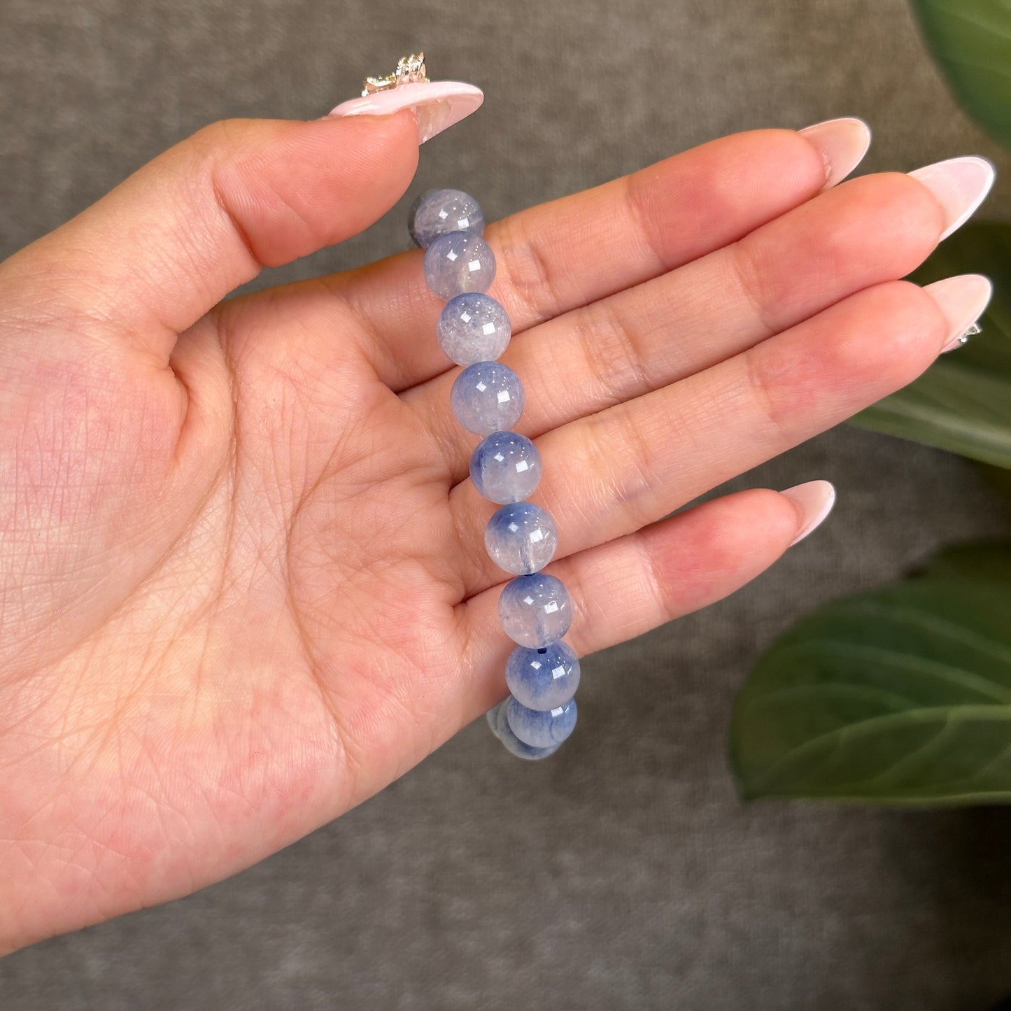 Natural Dumortierite Bracelet Size 9 mm