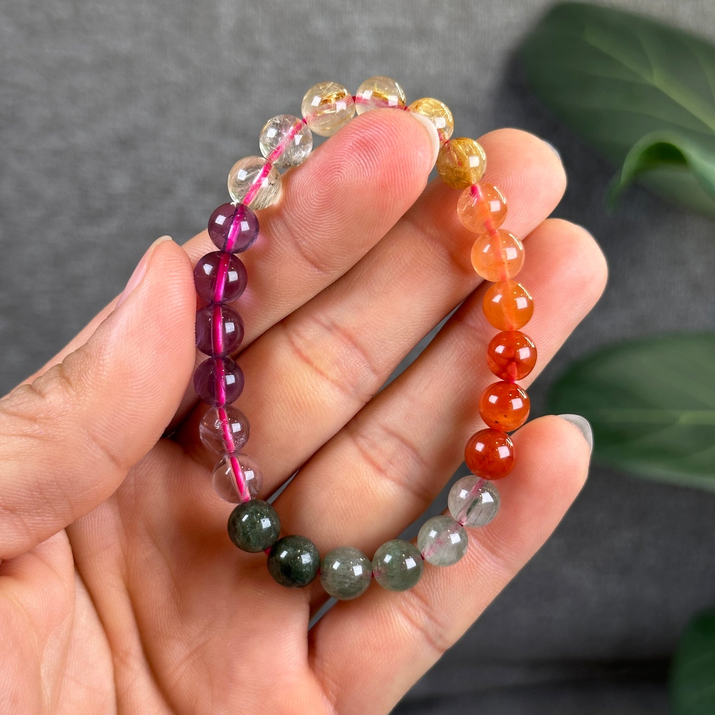 Rainbow Quartz Bracelet Size 7-8 mm