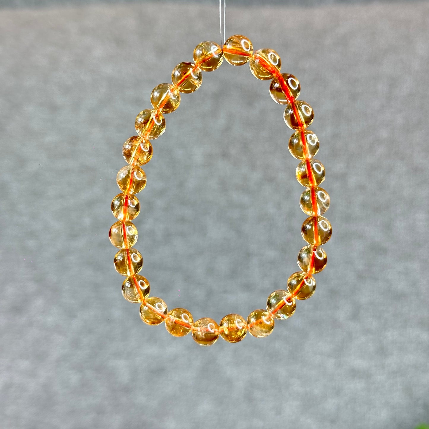 Natural Citrine Bracelet Size 7.5 mm