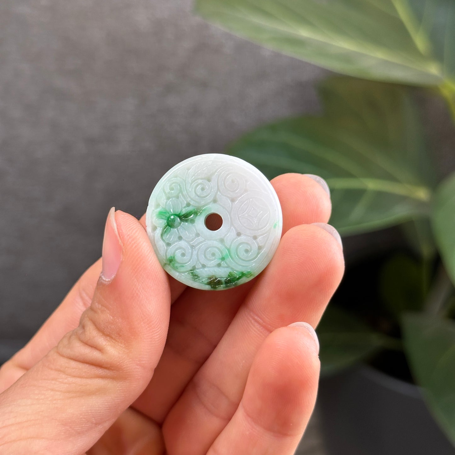 Natural Jadeite Jade Donut
