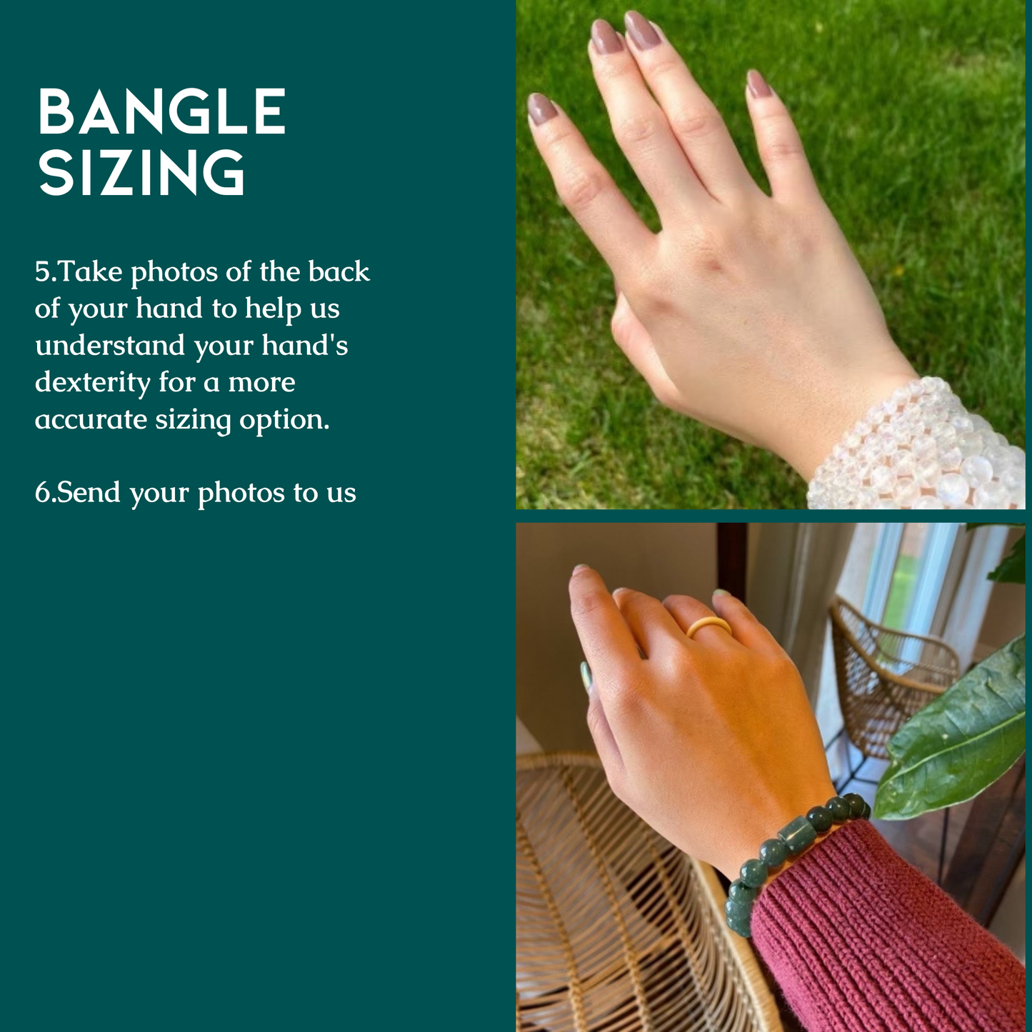 Natural Coral Bangle Leaf Style Sie 56 mm