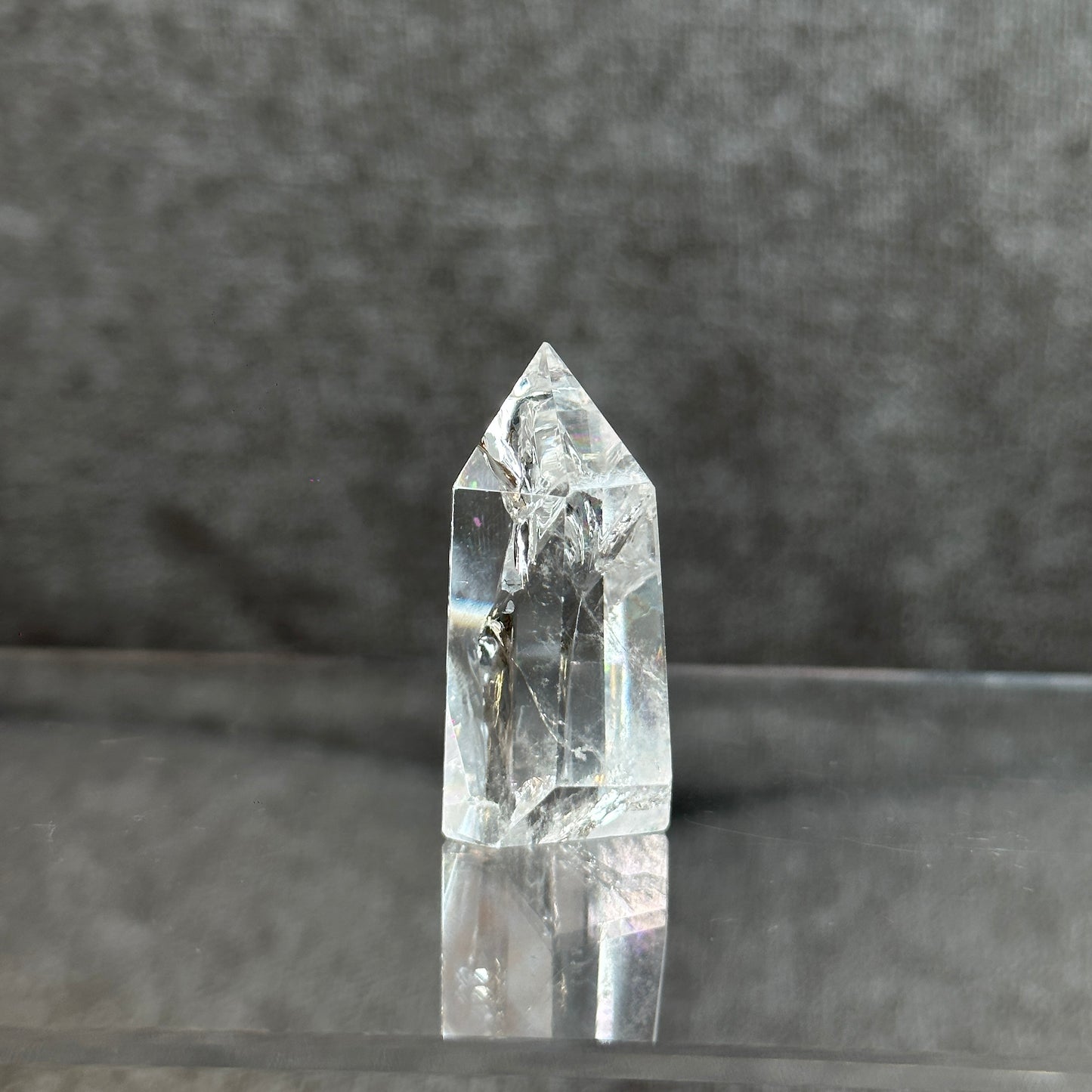 Natural Clear Quartz Tower