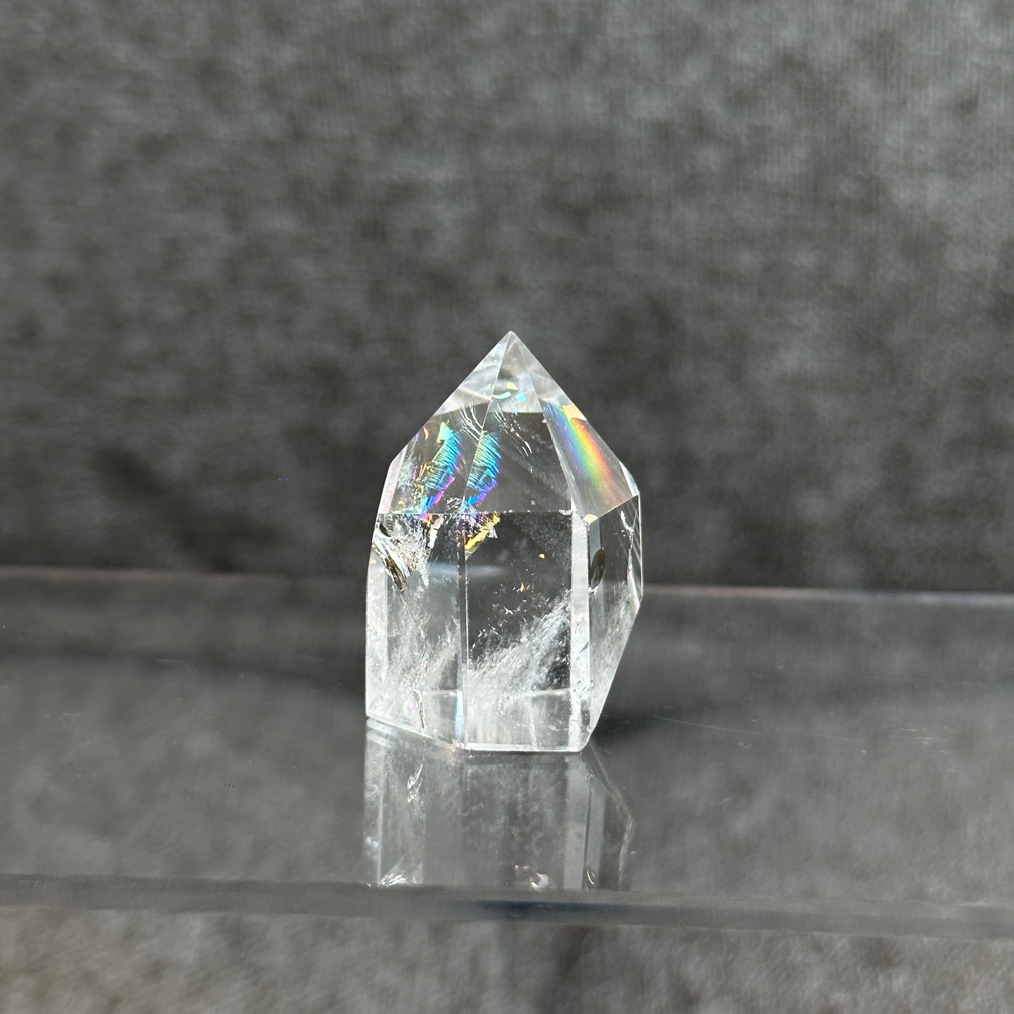 Natural Clear Quartz Tower