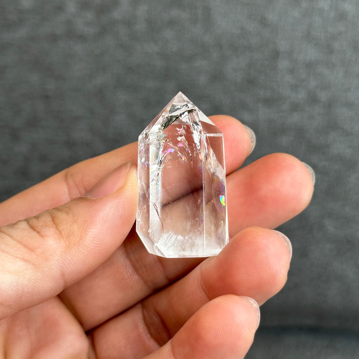 Natural Clear Quartz Tower