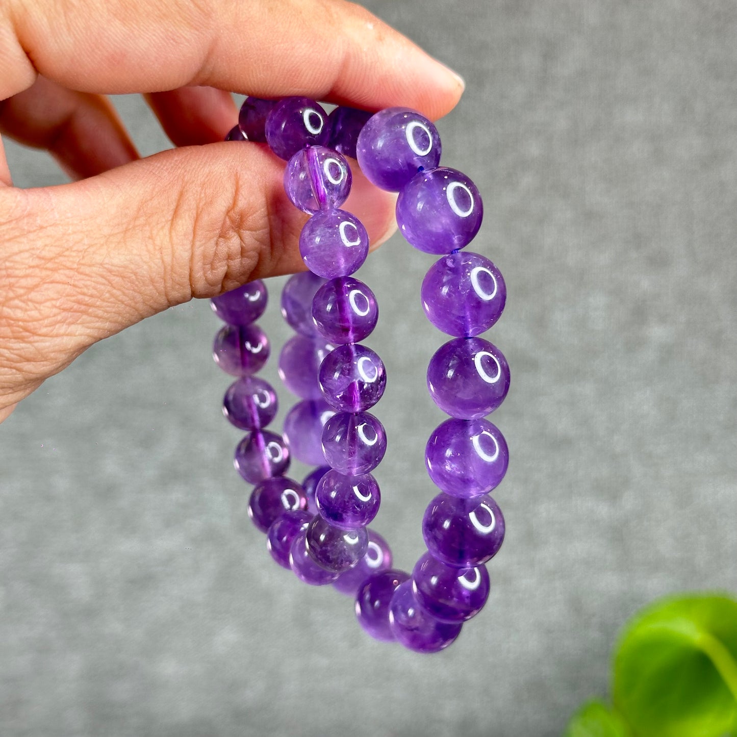 Natural Amethyst VIP Bracelet Size 12.3 mm