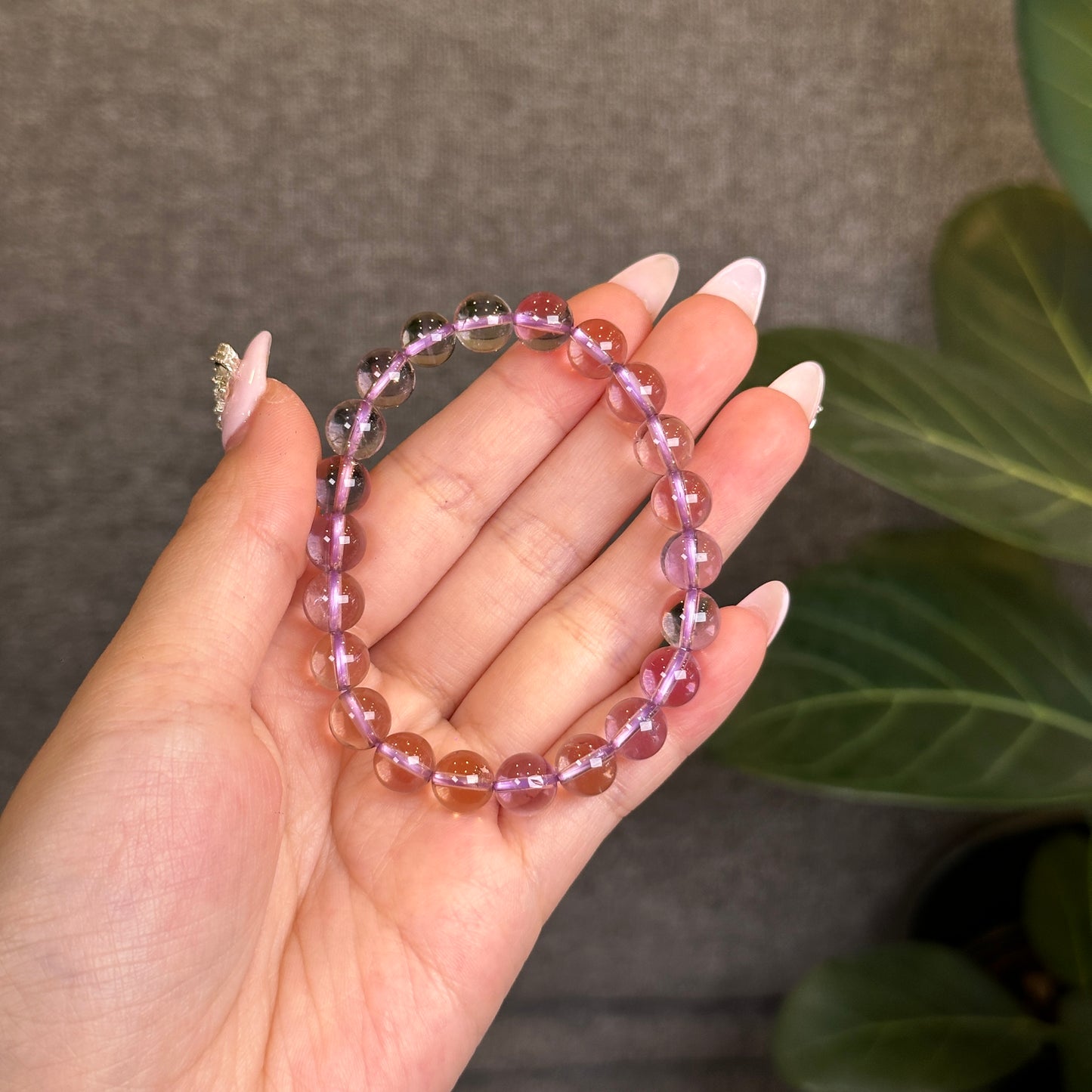 Natural Ametrine Bracelet Size 8 mm