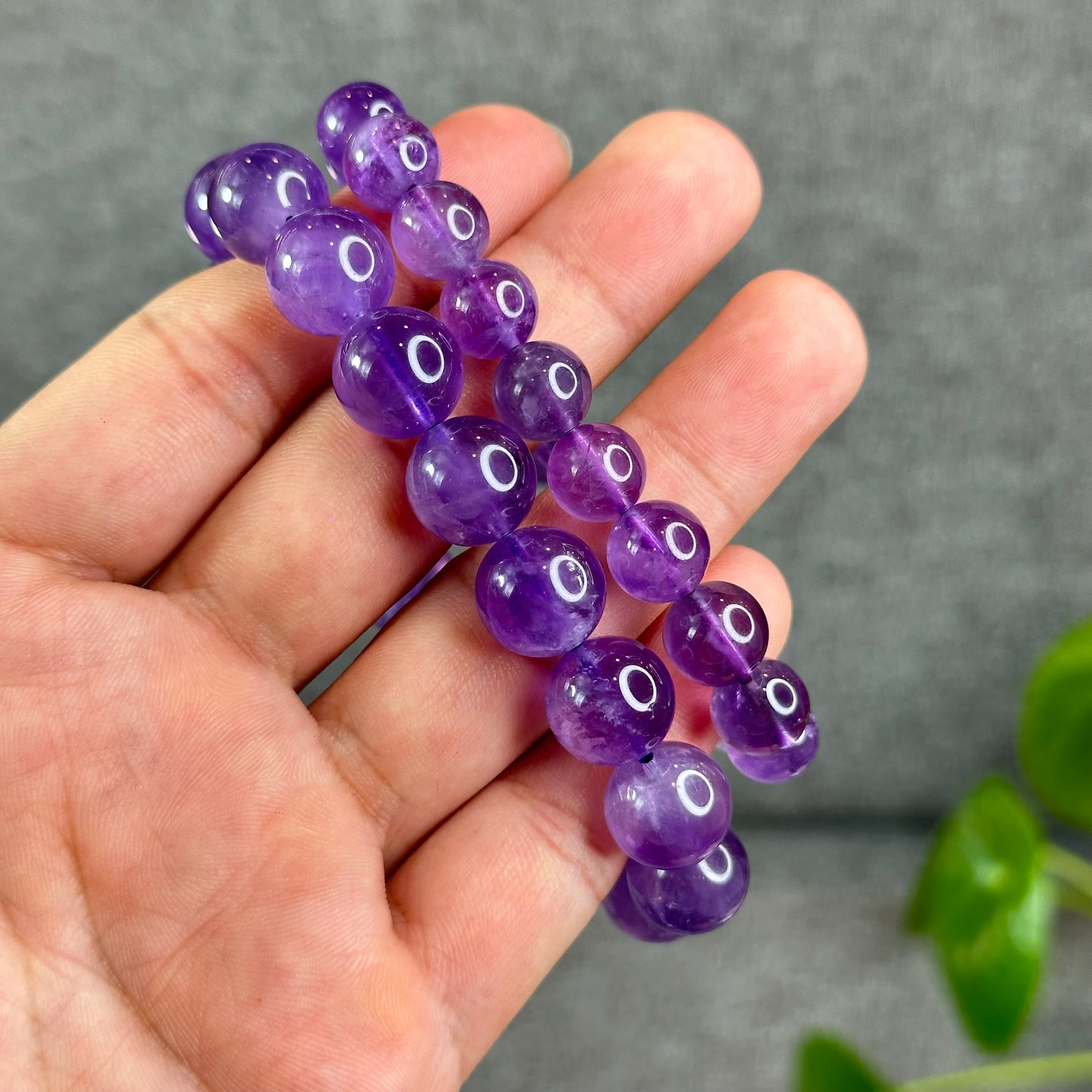 Natural Amethyst VIP Bracelet Size 12.3 mm